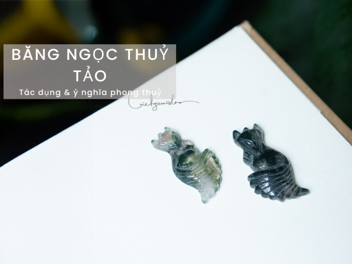 Ý nghĩa và tác dụng của đá Băng Ngọc Thủy Tảo (Moss Agate)