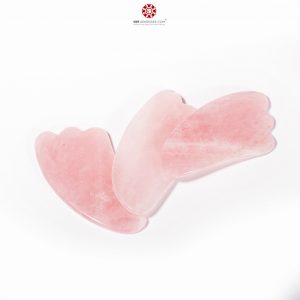 Gua Sha thạch anh hồng tự nhiên VietGemstones