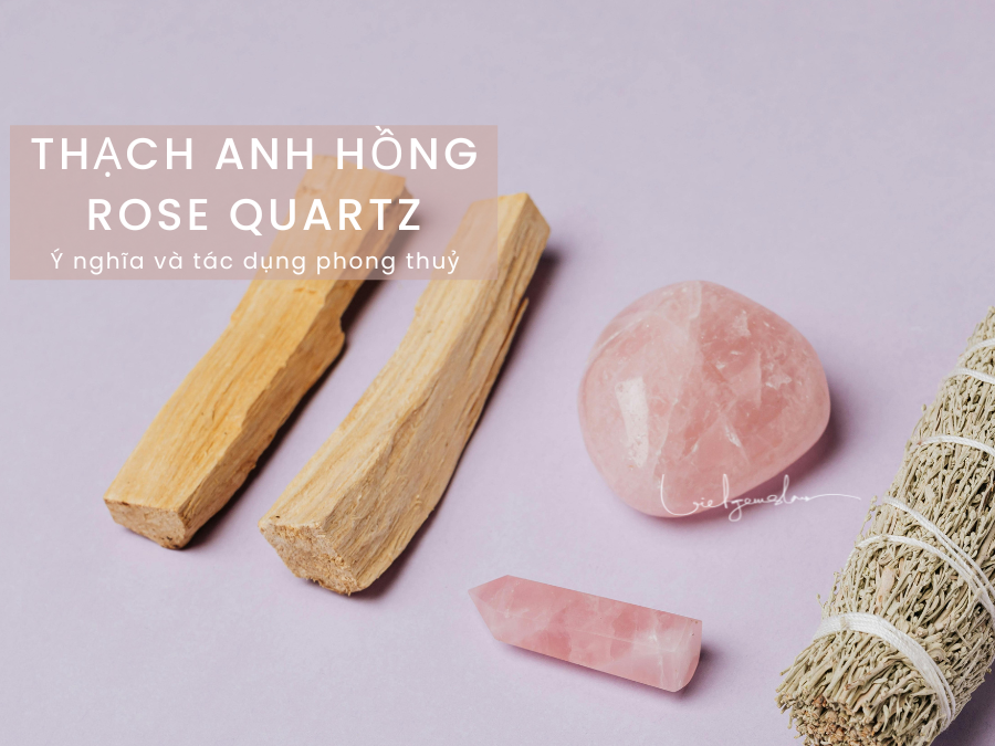 Thạch Anh Hồng (Rose Quartz) chính là lời thì thầm của tình yêu, sự chữa lành và xoa dịu tâm hồn.