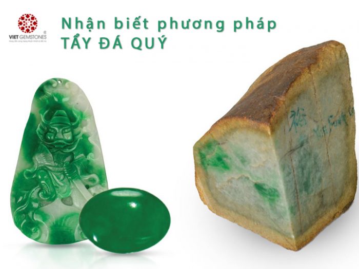 Nhận biết phương pháp tẩy đá quý