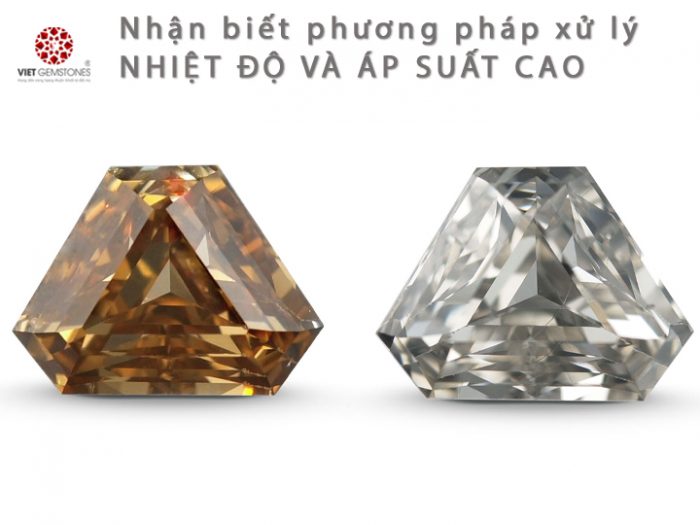 Kim cương xử lý nhiệt độ và áp suất cao