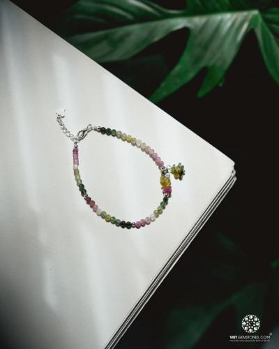 Lắc tay đá Tourmaline