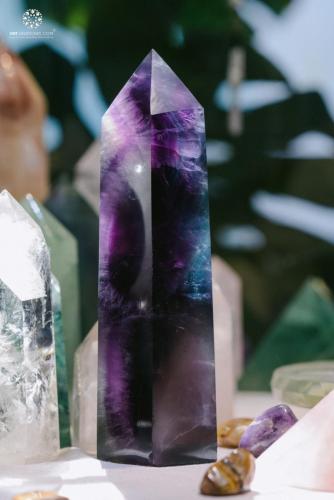 Trụ đá Fluorite 