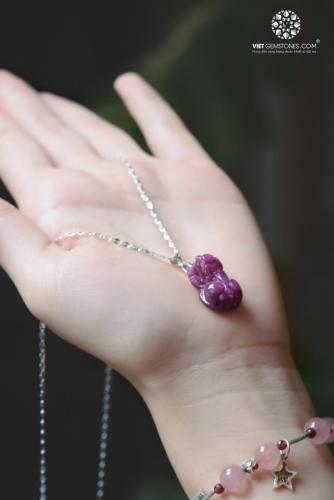 Mặt dây chuyền Ruby Tỳ Hưu