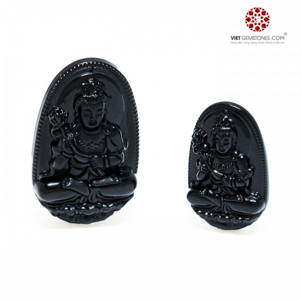 MDC Đại Thế Chí Bồ Tát Obsidian Phật bản mệnh Tuổi Ngọ L