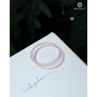 Vòng nguyên khối mã não nhỏ xinh chột 4-5mm