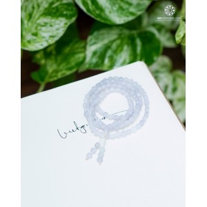 Chuỗi 108 hạt Bạch Ngọc tự nhiên